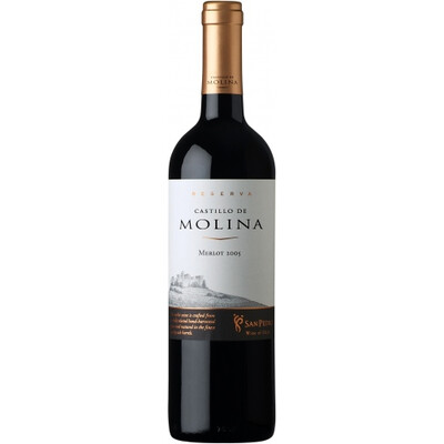 Червено вино Мерло Кастило Молина 2014г. 0,75л. Сан Педро
