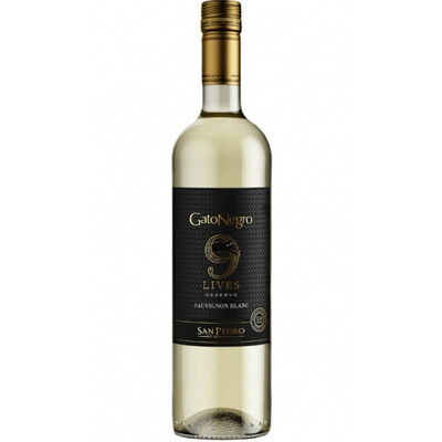 Бяло вино Совиньон Блан Гато Негро Найн Лайфс Ризърв 2019г. 0,75л. Сан Педро