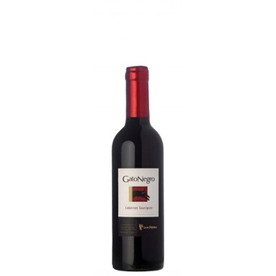 Червено вино Каберне Совиньон Гато Негро 2021г. 0,375 л. Сан педро, Чили /Gato Negro Cabernet Sauvignon