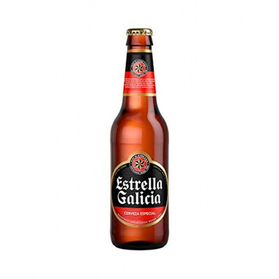 бира Естрела Галисия Еспесиал 0,33л. еднократна употреба , Испания