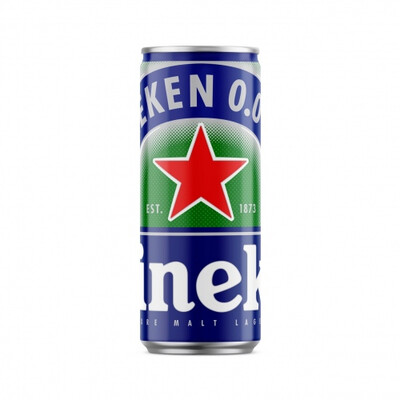 Безалкохолна бира Хайнекен 0,33л.Кен