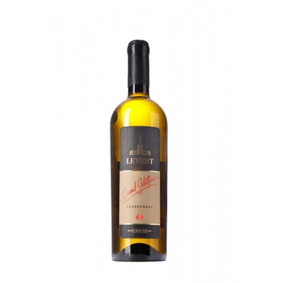 Бяло вино Шардоне Гранд Селекция Левент 2021г. 0,75л. В.К. Русе ~ България