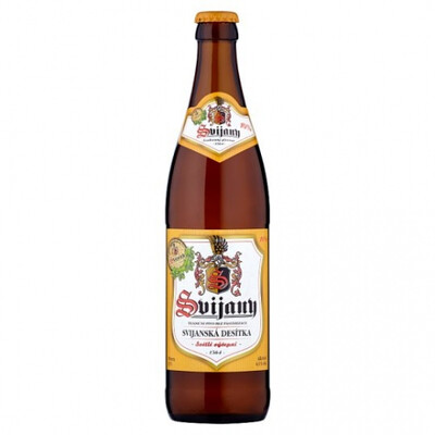 Светла бира Свиянска Деситка 0,50л. Пивоварна Свияни - Чехия - еднократна употреба  * 4,0% алк.с-е