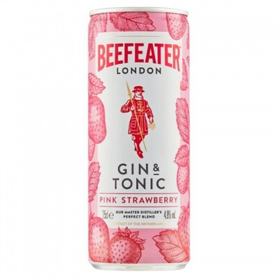 Beefeater Gin & Tonic Pink Strawberry 0.25