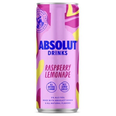 Absolut Drinks Raspberry Lemonade 0.25
