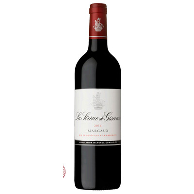 Червено вино Ла Сирен дьо Жискур Марго 2015г. Шато Жискур, Бордо