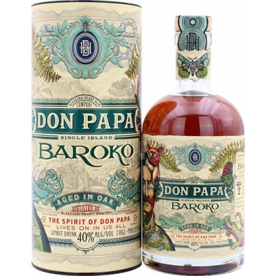 Don Papa Baroko Rum 0.70l.