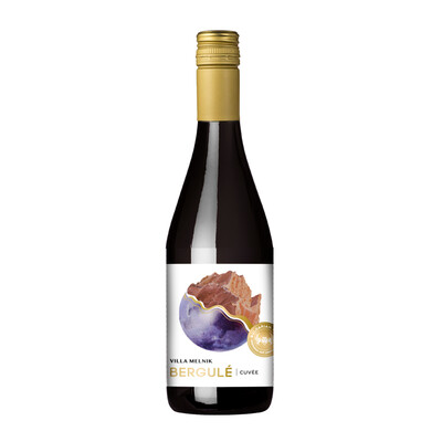 Червено вино Кюве Бергуле 2020г. 0,375л. Вила Мелник