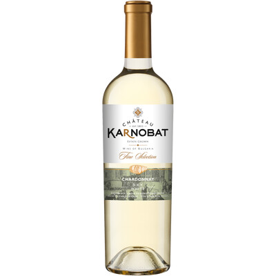 Бяло вино Шардоне 2022г. 0,75л. шато Карнобат