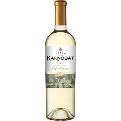 Бяло вино Мускат 2022г. 0,75л. шато Карнобат