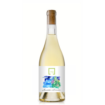Бяло вино Алиготе и Семийон 2022г. 0,75л. Винарска изба Двор #1
