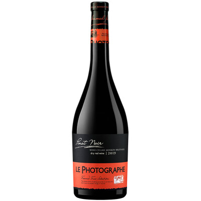 Червено вино Пино Ноар Льо Фотограф 2021г. 0,75л. Братя Минкови