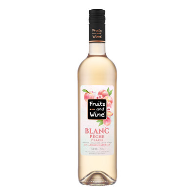 Moncigale Fruits and Wine Blanc Peach 0.75