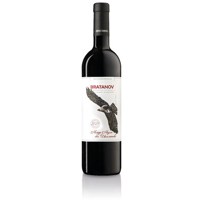 Младо червено вино Мерло от Шишманово 2023г. 0,75л. Винарна Братанови