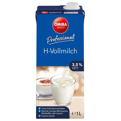 Стерилизирано Мляко УХТ Омира 3,5% масленост 1,0л.