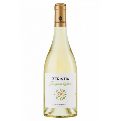 Бяло вино Совиньон Блан Зеринтия 2019г. 0,75л. Винарна Хараламбиеви