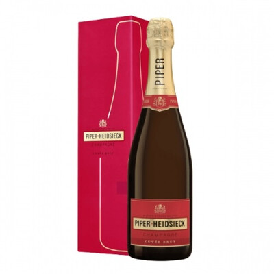Piper-Heidsieck Cuvee Brut Champagne 0.75 with box