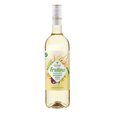 Ароматизирана напитка на винена основа Совиньон Блан с плодов сок Маракуя и Киви Фрутино 0,75л. Домейн Бойар