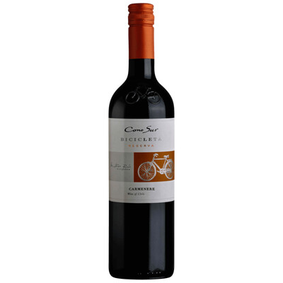 Червено вино Карменер Бисиклета Коно Сур 2021г. 0,75л. Чили