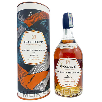 Godet Single-Cru Borderies 22 Years Old Cognac 0.70