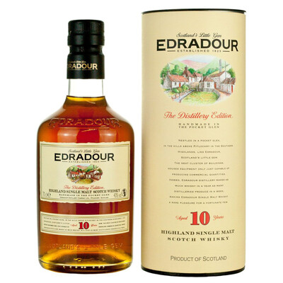 Edradour 10 YO Highland Single Malt Scotch Whisky 0.70