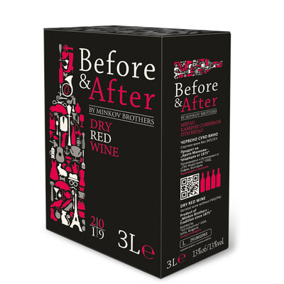 Червено вино Бифор енд Афтър 2020г. 3,0л.
