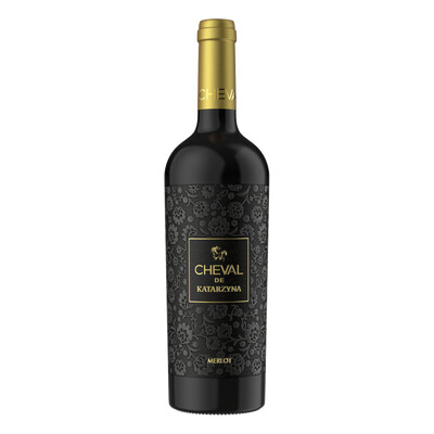 Червено вино Мерло Шевал де Катаржина 2022г. 0,75л. Катаржина Естейт