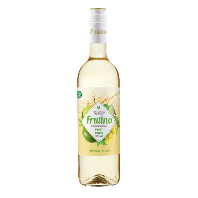 Ароматизирана напитка на винена основа Пино Гриджо с плодов сок Мента и Лайм Фрутино 0,75л. Домейн Бойар