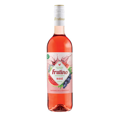 Ароматизирана напитка на винена основа Розе с плодов сок Диня и Мента Фрутино 0,75л. Домейн Бойар
