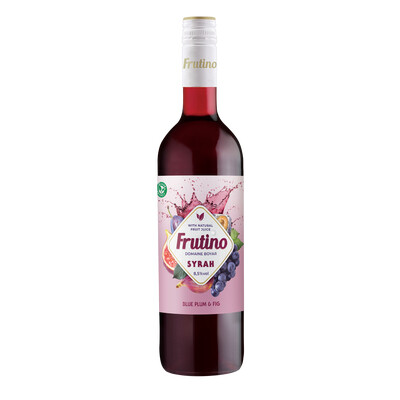 Ароматизирана напитка на винена основа Сира с плодов сок Синя Слива и Смокиня Фрутино 0,75л. Домейн Бойар