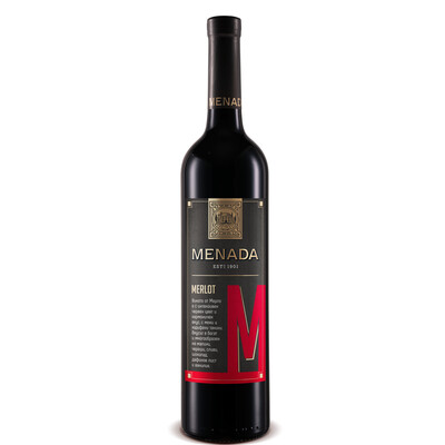 Червено вино Мерло 2022г. 0,75л. Домейн Менада
