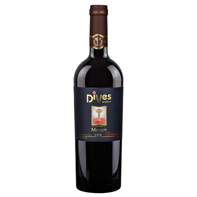 Червено вино Мерло Барик 2015г. 0,75л. ДиВес Естейт