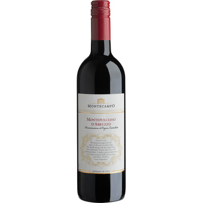 Червено вино Монтепулчано дАбруцо ДОК 2020г. 0,75л. Монтекампо