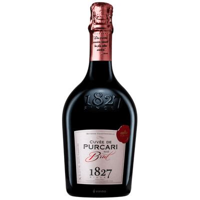 Пенливо вино Розе Кюве де Пуркари Брут 1827 0,75л. Шато Пуркари