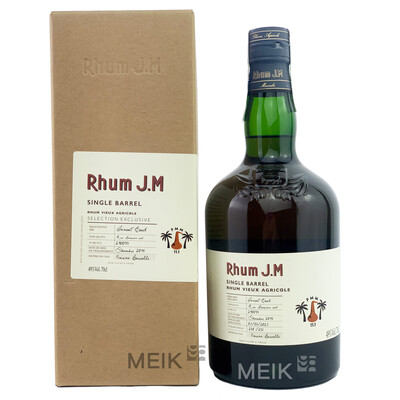 Rhum J.M Single Barrel Vieux Exclusive for Innovit EOOD № 210099/ PMM 11.1 0.70