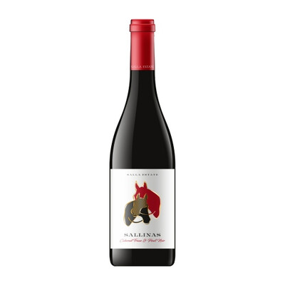 Червено вино Пино Ноар и Каберне Фран Салинас 2022г. 0,75л. Салла Естейт