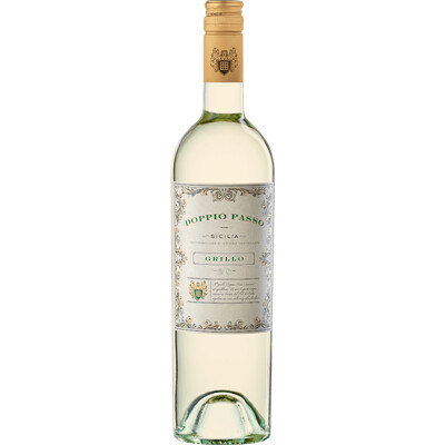 Бяло вино Грило Сичилиа ДОК 2021г. 0,75л. Допио Пасо