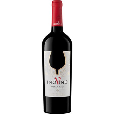 Червено вино Малбек, Сира и Пти Вердо Иновино 2016г. 0,75л. Домейн Менада