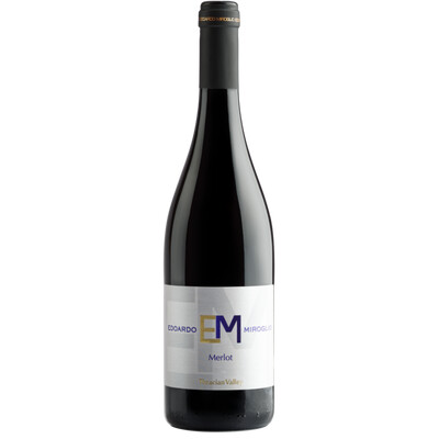 Червено вино Мерло 2020г. 0,75л. Е.Миролио