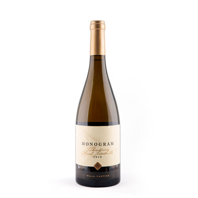 Бяло вино Шардоне Барел Ферментид Монограм 2020г. 0,75л. Вила Юстина