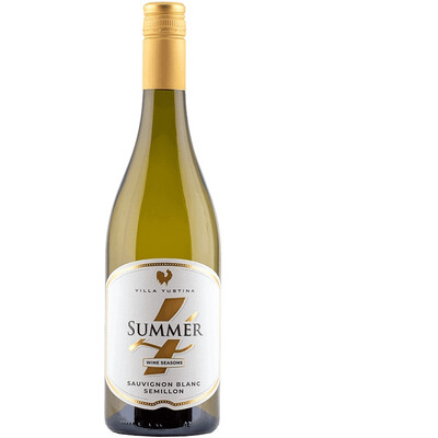 Бяло вино Совиньон Блан и Семийон Самър 4 Уайн Сийзънс 2023г. 0,75л. Вила Юстина