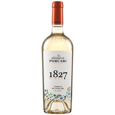Бяло вино Виорика 1827 2023г. 0,75л. шато Пуркари Молдова