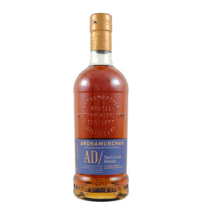 Argyll Western Highlands Single Malt Scotch Whisky Ardnamurchan AD/ Sherry Cask Release 0.70