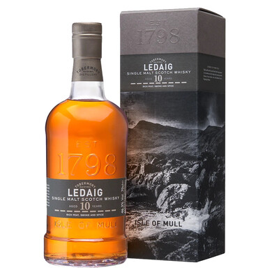 Tobermory Ledaig 10 YO Isle of Mull Single Malt Scotch Whisky 0.70