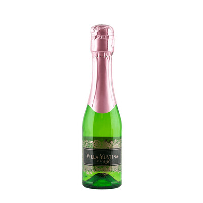 Естествено пенливо вино Розе Брут Натюр 2019г. 0,20л. Вила Юстина