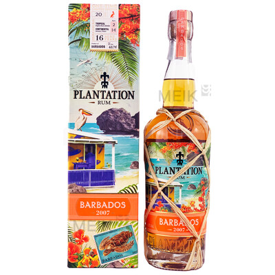 Plantation Double Aged Rum 16 YO One-Time Limited Edition 2007 Barbados 0.70