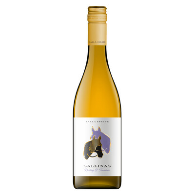 Бяло вино Ризлинг и Траминер Салинас 2022г. 0,75л. Салла Естейт