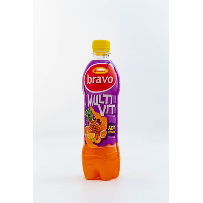 Fruit Drink Bravo Multivitamin 12% 0.50l