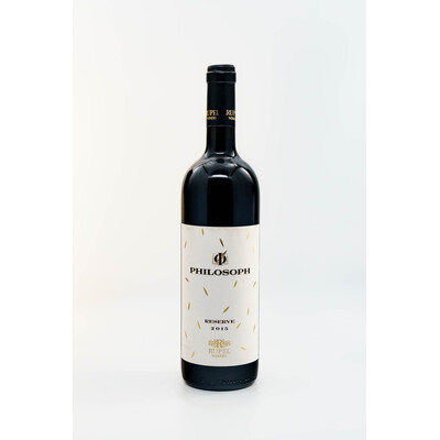 Red wine Philosoph Reserva 2015 0.75 l. Rupel