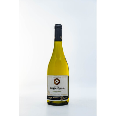 white wine Chardonnay Reserva Santa Digna 2018 0.75l. Miguel Torres